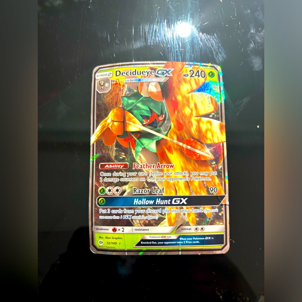 Decidueye 12/149 rare holo GX Full Art.